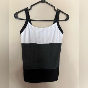 Black and White Women's Lulu Tank Top